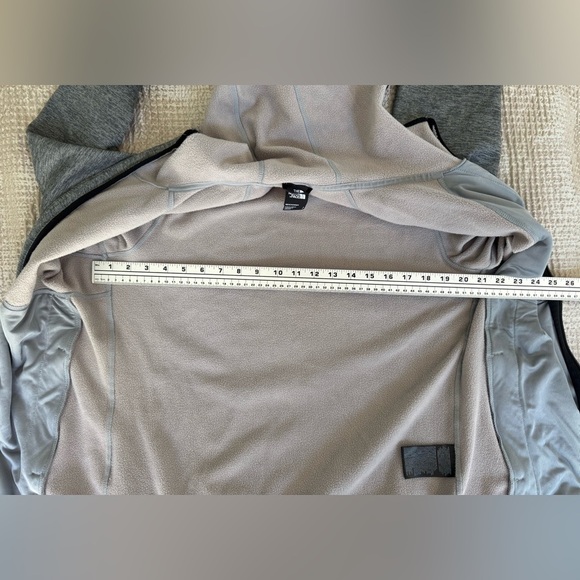 The North Face Men’s Canyonlands Full Zip Hoodie Gray Fleece Small - Picture 8 of 10